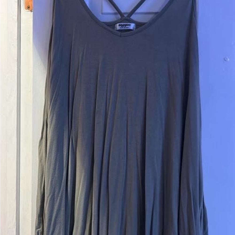 Women's Gray Tank Top